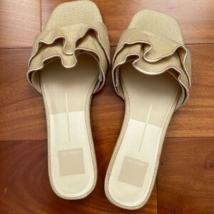 Dolce Vita Tan Ruffle Sandals